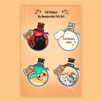 Cat Potion Sticker Sheet