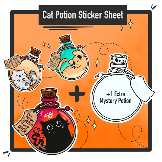 Cat Potion Sticker Sheet