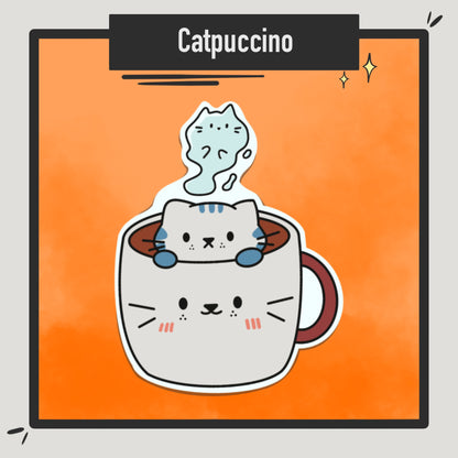Cat Working Stickers